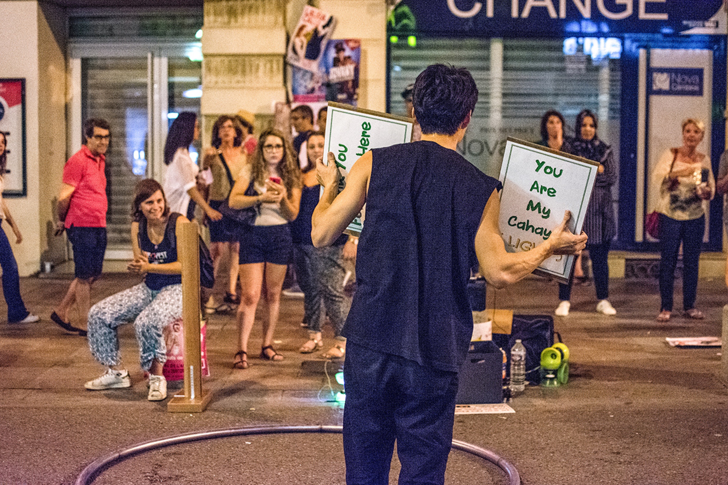 2019 Avignon street show, France